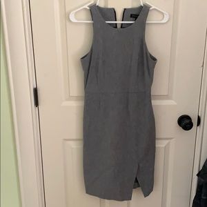 Banana Republic- gray dress, petite size 4